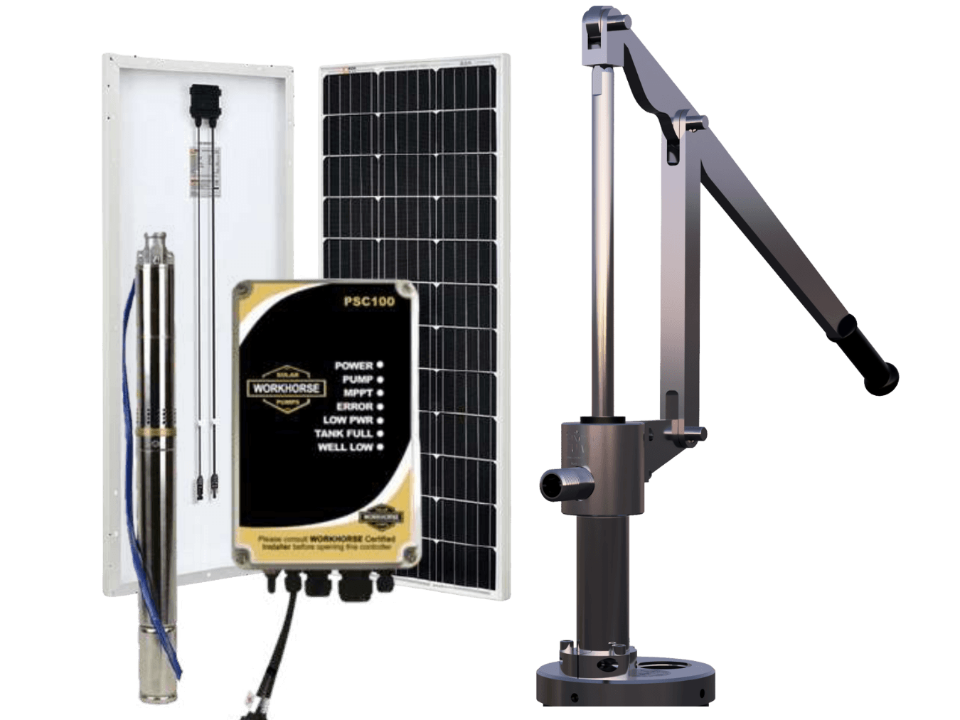 Simple Pump Inline Dual-Pump Solar Well System