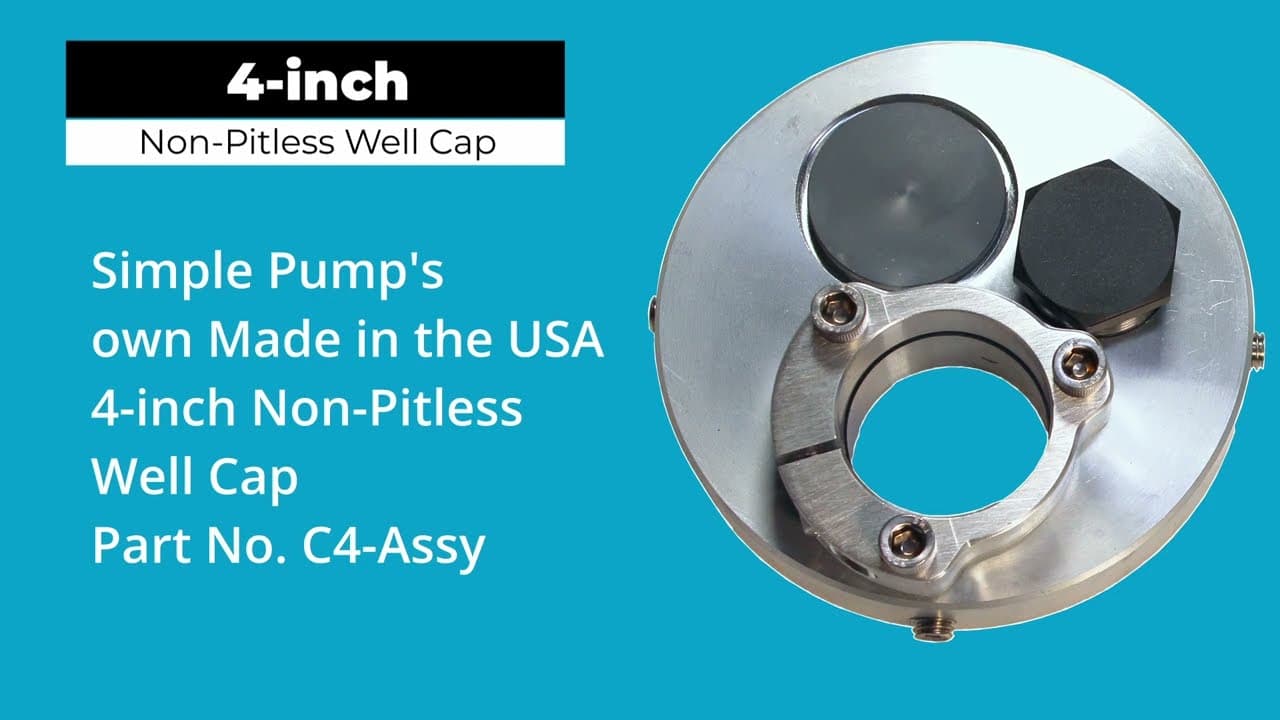 Simple Pump's 4-inch Non-Pitless Well Cap