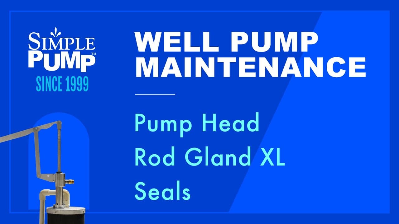 Simple Pump Maintenance - Rod Gland XL Seals